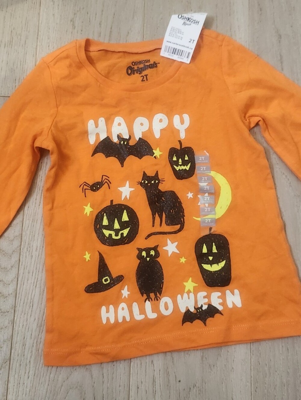 Oshkosh B'gosh Happy Halloween 2T Longsleeve Shirt